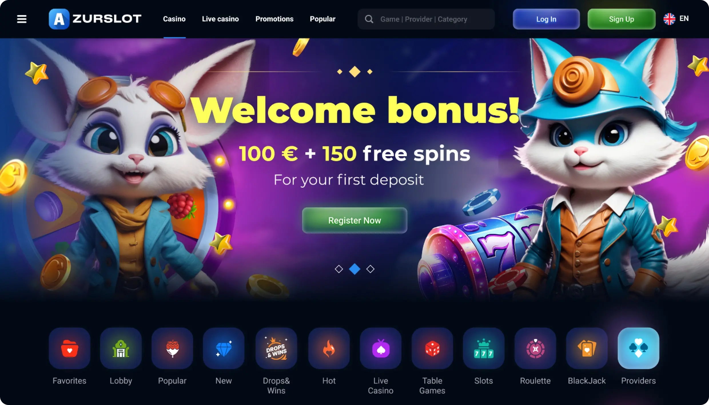 Azur Slot Välkomstbonus Azur Slot Välkomstbonus